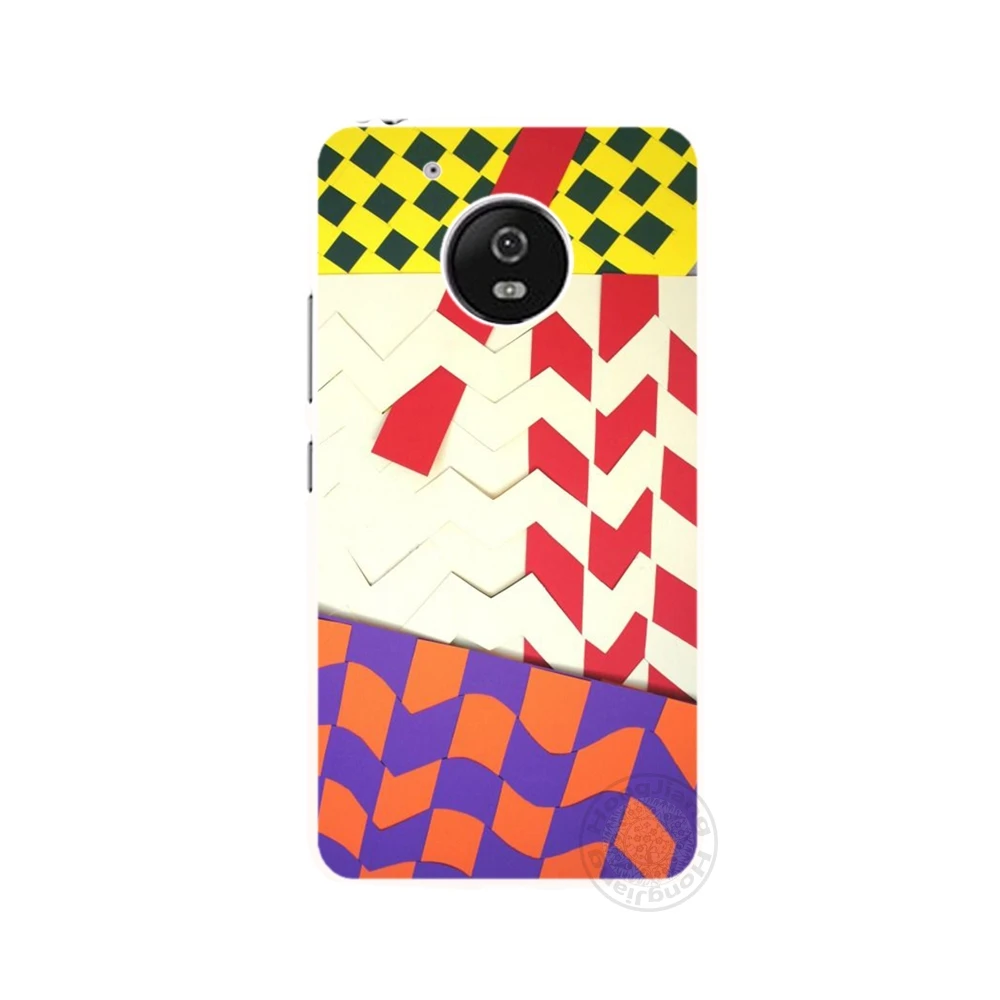 HAMEINUO Модный чехол с геометрическим рисунком для Motorola Moto G6 G5 G5S G4 PLAY PLUS ZUK Z2 pro|cover for