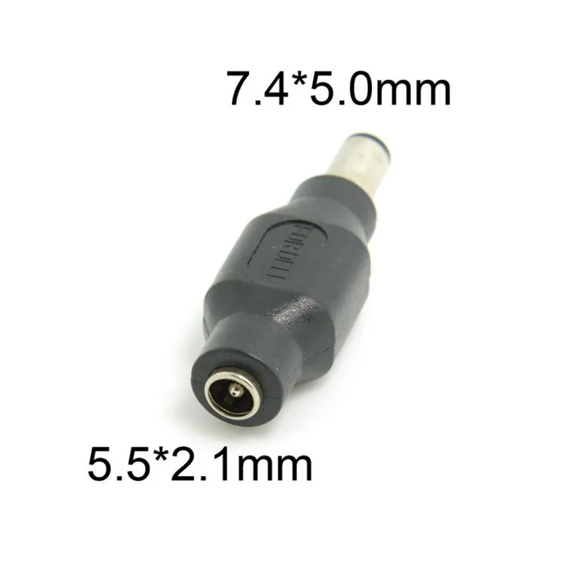 Адаптер питания для ноутбуков DELL HP 5 2 1 мм гнездо на 7 4 мм|ac dc power plug|dc plug 7.4ac adapter