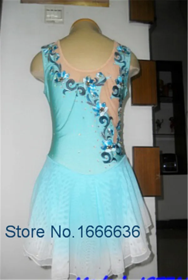 

2016 Professional Custom Figure Ice Skating Dresses For Adult Elegant New Brand Vogue Ice Skating Dresses For Competition DR2907
