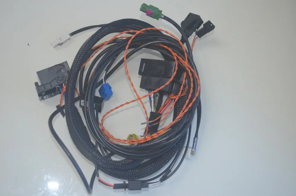 OEM 5,8 6,5 8 дюймов gps переоборудование кабель CD MIB адаптер проводка для VW Golf 7 MK7 Sportsvan Touran