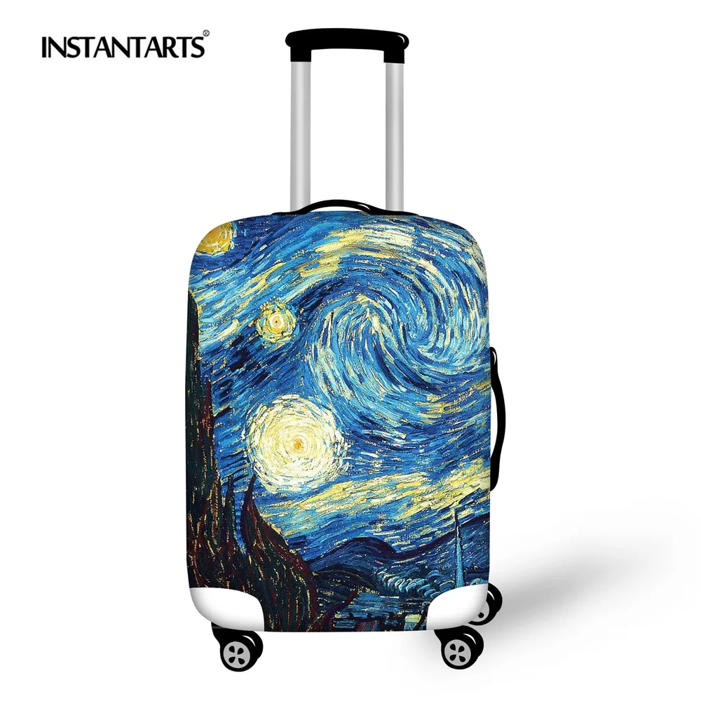 Дорожные аксессуары instanta Защитные чехлы для багажа Дорожный чемодан с принтом