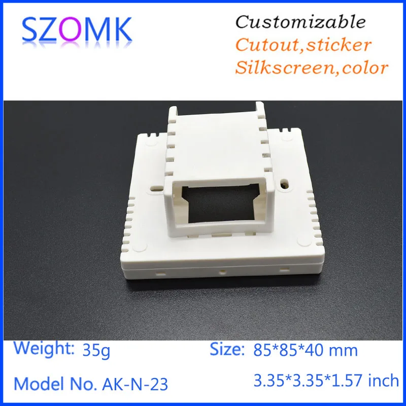 1 шт. 85x85x40 мм пластиковые панели управления датчиком корпус ЖК-экрана