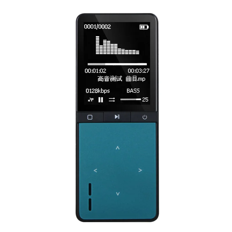 ONN W8 8 ГБ Bluetooth Спорт MP3 плеер Портативный аудио со встроенным fm радио Регистраторы