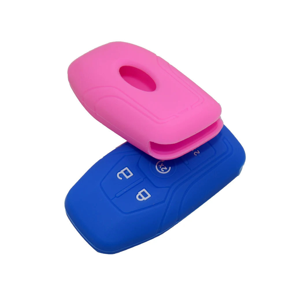 OkeyTech силиконовый резиновый автомобильный чехол для брелка с ключом Ford Escape Focus Fusion