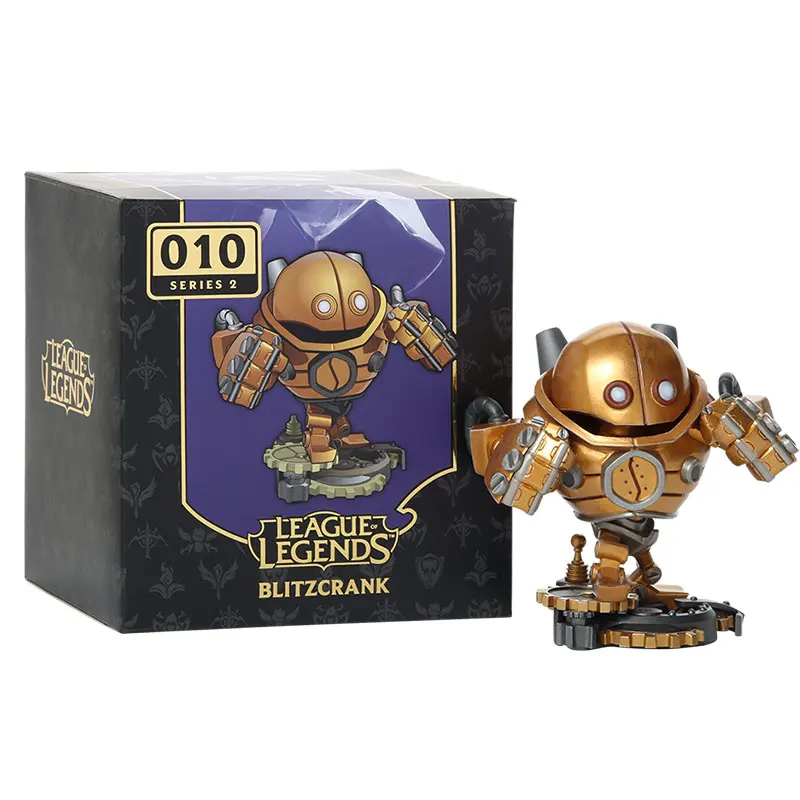with box Игра ПВХ фигурка Poppy Tristana Blitzcrank Riven Коллекционная модель игрушки в ассортименте - Цвет: with box