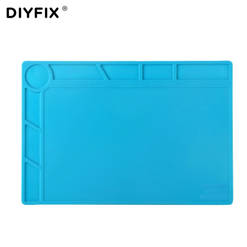 Diyfix 34x23 см теплоизоляция силиконовый коврик стол Коврики обслуживания