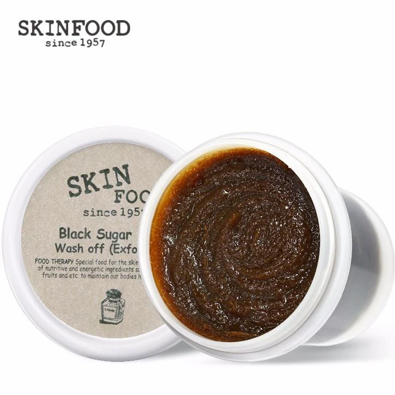 Skinfair маска черного сахарного цвета Вымойте скраб 100 г для ухода за кожей лица