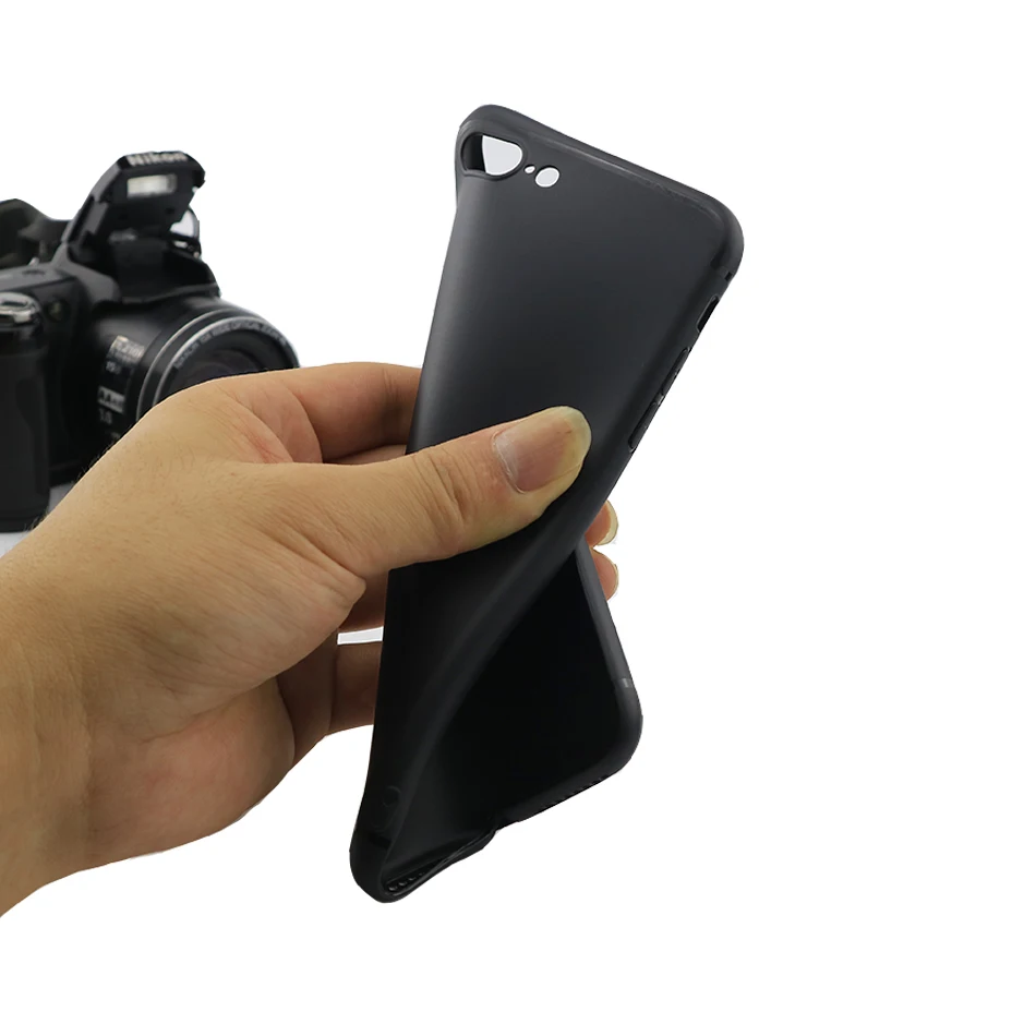Мягкий ТПУ чехол для телефона Alcatel One Touch Idol 3 4 7 OT-6039 6039A 6039K 6039Y черный