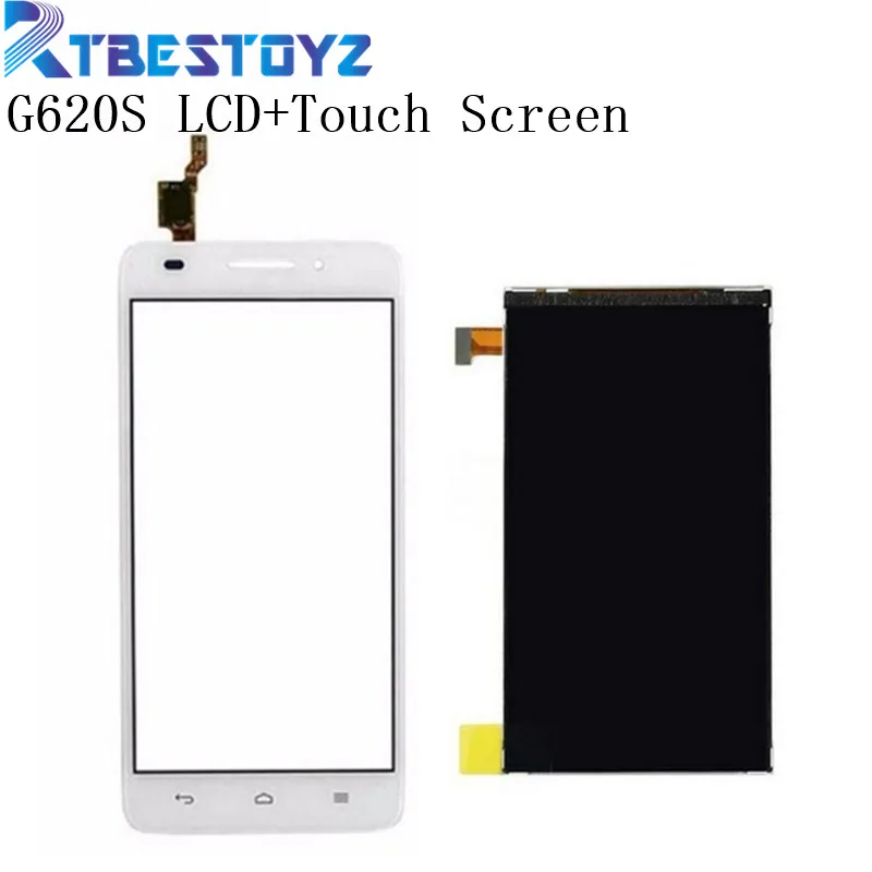 RTBESTOYZ 5.0&quot LCD Display Panel Screen For Huawei Ascend G620S + Touch Digitizer Glass Sensor | Мобильные телефоны и
