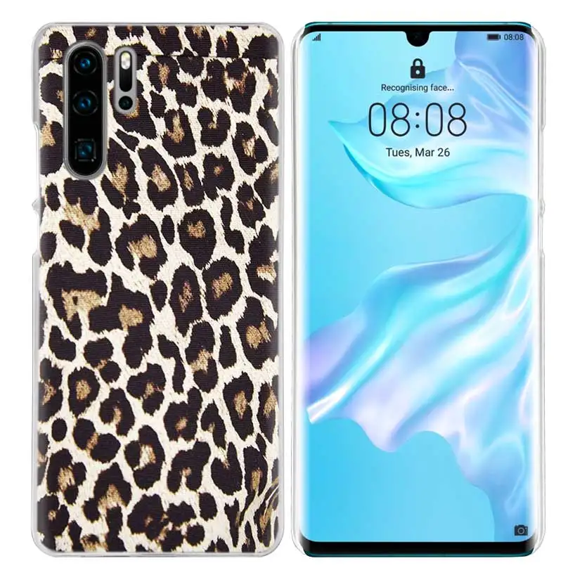 06 Чехол с тигровым леопардовым принтом для huawei P20 P Smart Z Plus P30 P10 P9 P8 mate 10 20 lite Pro Mini, жесткий чехол для телефона из поликарбоната - Цвет: 06