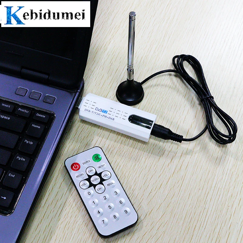 

kebidumei USB DVB-T/DVB-T2 TV Stick Receiver Tuner DVB T/C/T2+FM+DAB HDTV Digitale Satellite Antenna Receiver DVBT DVBT2 DVB-C