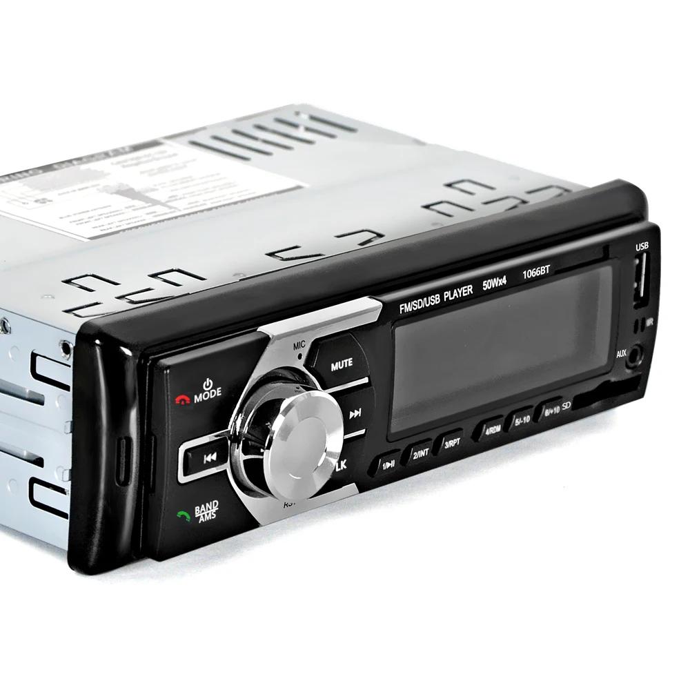 Автомобиль Радио стерео проигрыватель Bluetooth телефона AUX IN MP3 FM/USB/1 Din/пульт