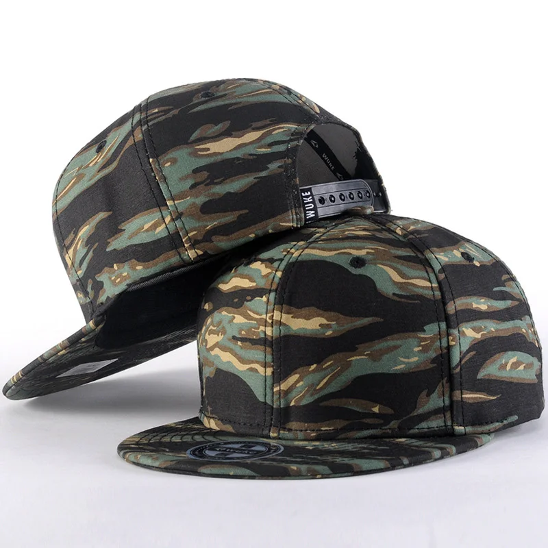 Новая камуфляжная кепка Snapbacks в стиле хип-хоп 6 панельная повседневная армейская