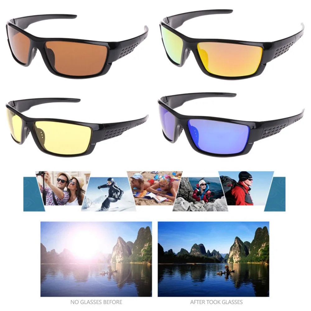 

Glasses Fishing Cycling Polarized Outdoor Sunglasses Sport Eyewear UV400 For Men