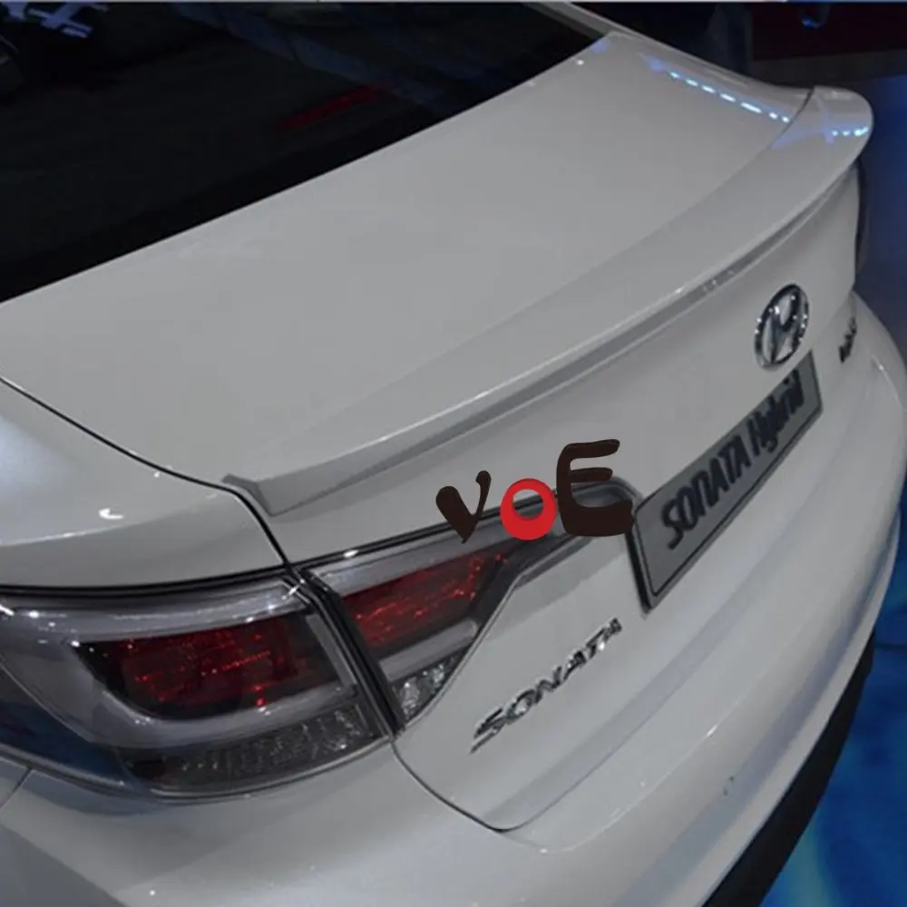 2015 Sonata ABS пластик Неокрашенный праймер задний спойлер для Hyundai Sonata|abs fan|spoiler for mazda