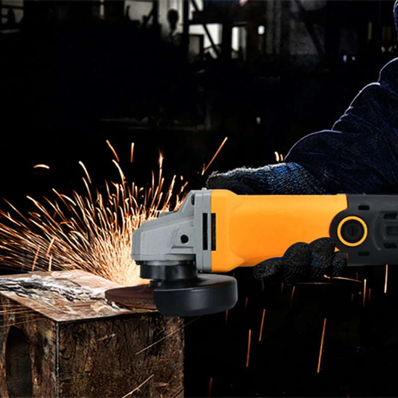 

220v multifunctional electric angle grinder short handle stone tile brick wood glass plastic metal sheet cutting combo 3