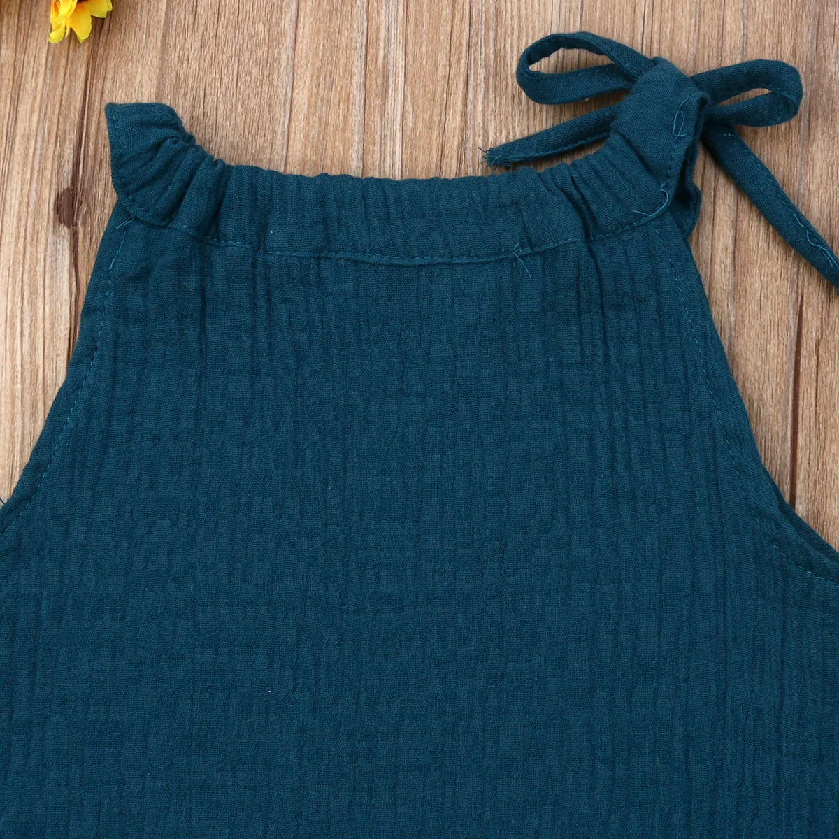 New 2PCS Toddler Baby Girls Ruffle Solid Vest Tops+Shorts Pants Outfits Summer Clothes Set | Мать и ребенок