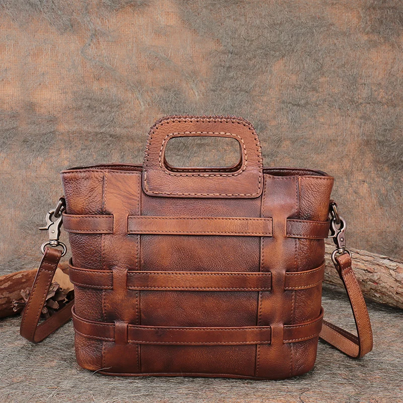 Сумка-мессенджер женская ручная работа из натуральной кожи | Багаж и сумки