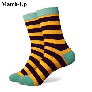 Разноцветные мужские носки из чесаного хлопка Match-Up 259