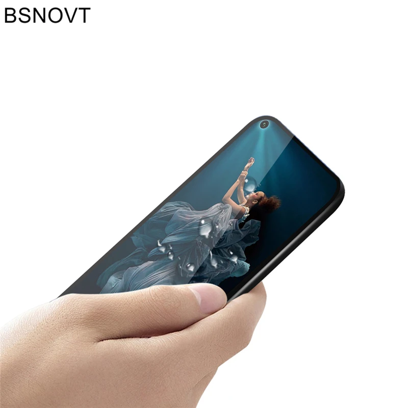 2 protectores de pantalla de cristal para Huawei Honor 20, funda completa de cristal templado para Huawei Honor 20 y Honor 20 DE 6,26 pulgadas-1