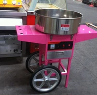 top quality commercial electric 220v cotton candy machine with cart commercial candy floss machine