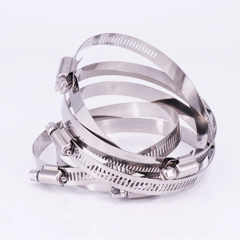 

10pcs/lot 201 Stainless Steel Screw Worm Drive Hose Clamp Worm Drive Fuel Water Hose Pipe Clamps Hardware Fixed Fixture