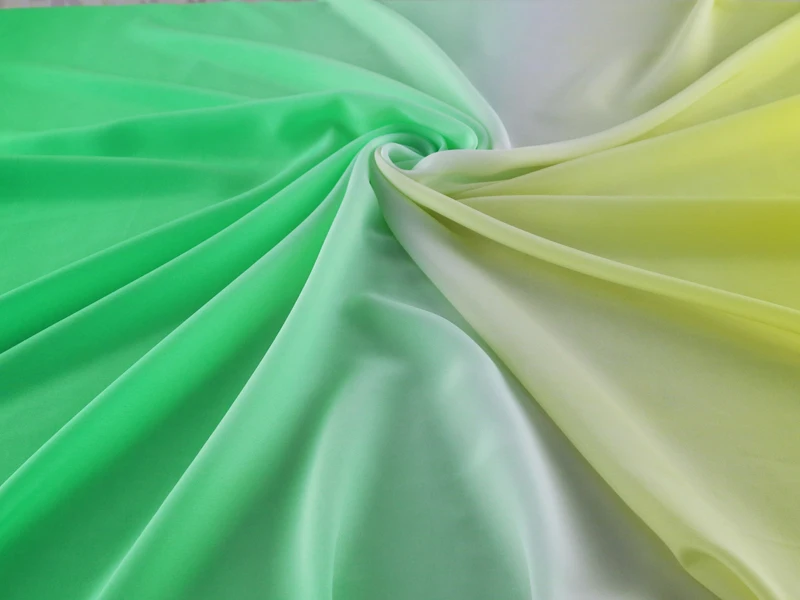 Толстая шифоновая ткань 100 см * 115 модель платья Koshibo|chiffon fabric|dress materialfabric ombre |