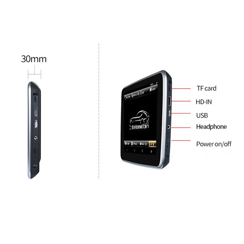 Caroad 10 1 дюймов Android 6 0 Автомобильный подголовник Mp5 Монитор IPS сенсорный экран HD 1080P