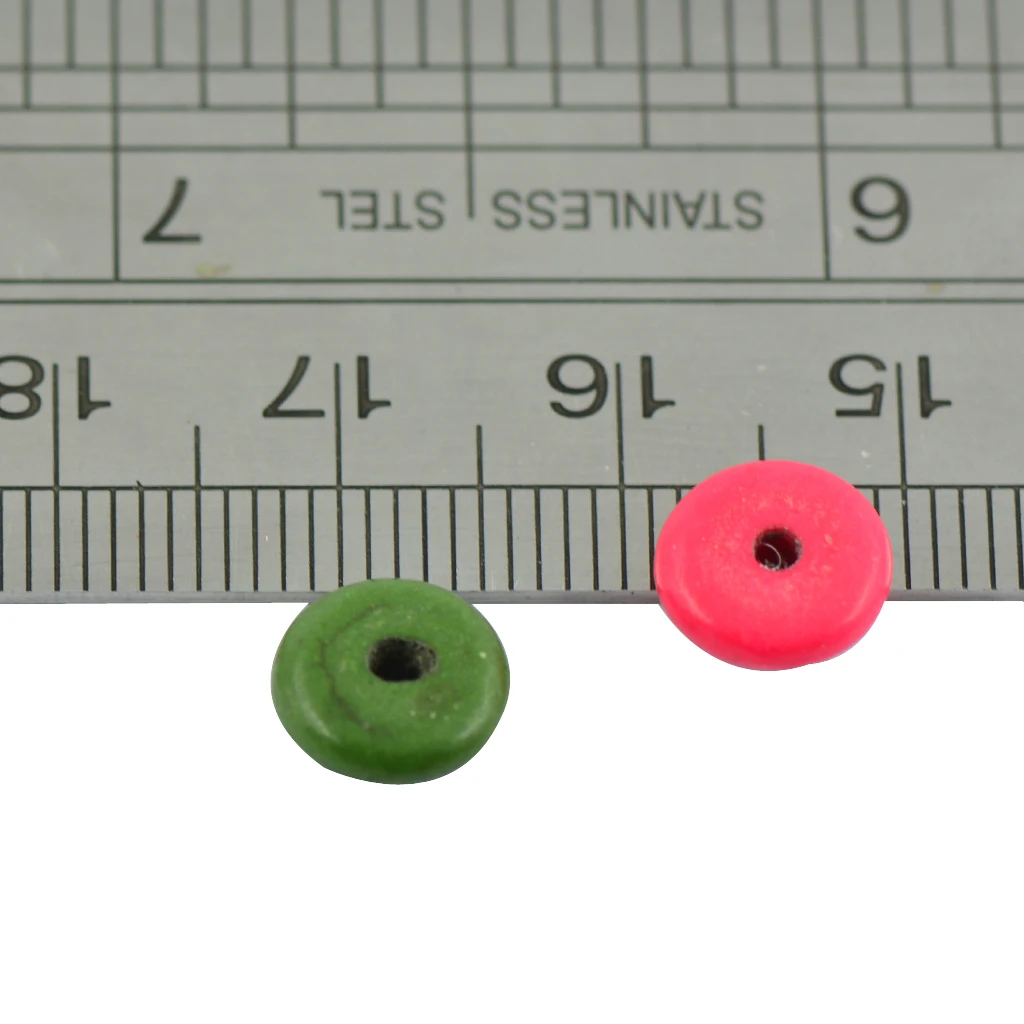 122 шт Howlite многоцветный Heishi Rondelle Spacer свободный Beads 8mm|rondelle spacer| |