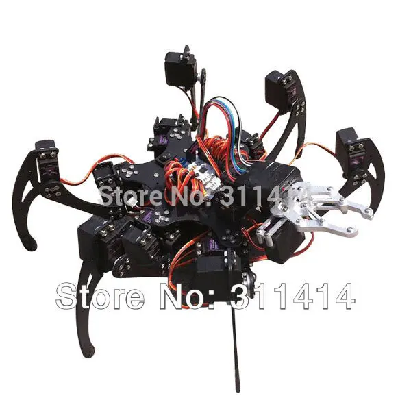 Комплект рамок для робота Hexapod Spider Six 3DOF комплект из 1 алюминиевого зажима Полная