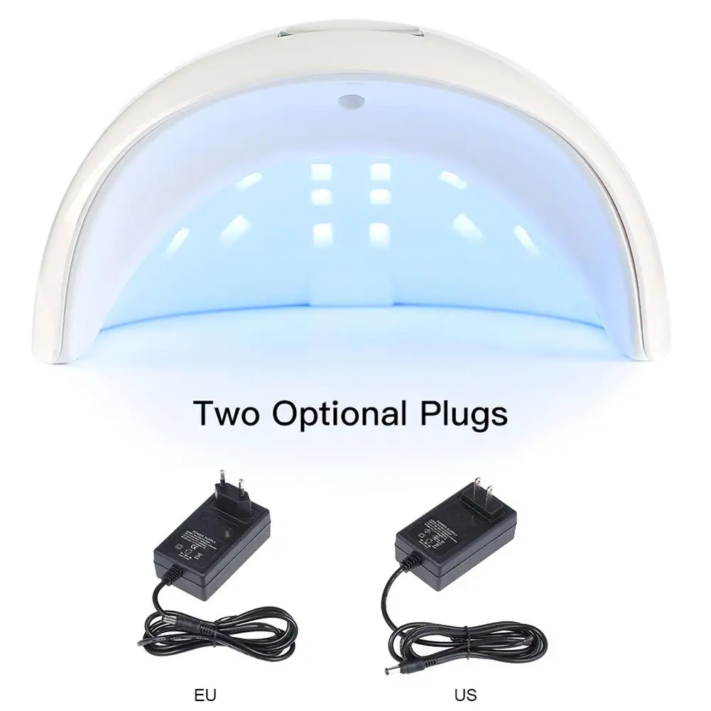60 Вт УФ LED Сушилка для ногтей лампа отверждения с датчиком и таймером гель-лака