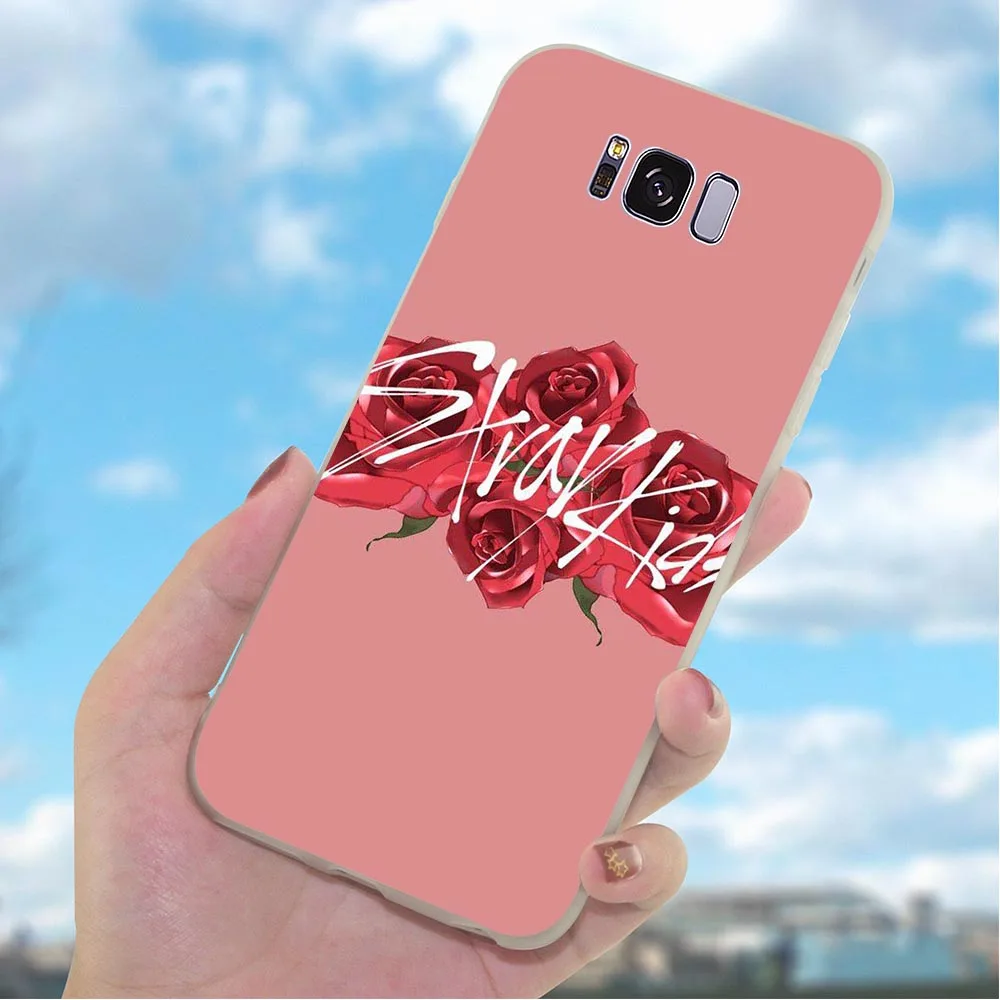 Мягкий разноцветный чехол из ТПУ для телефона Galaxy Samsung A40 Stray Kids KPOP Case A50 A3 A6 Plus A5 A7 A8