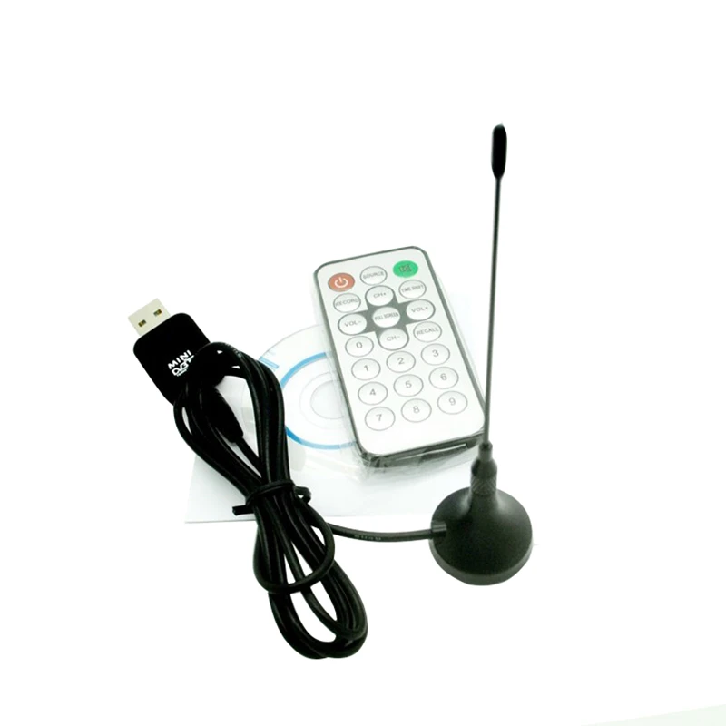 Larryjoe Новое DVB-T Mini USB цифровой ТВ HD палка программный ключ тюнера приемник