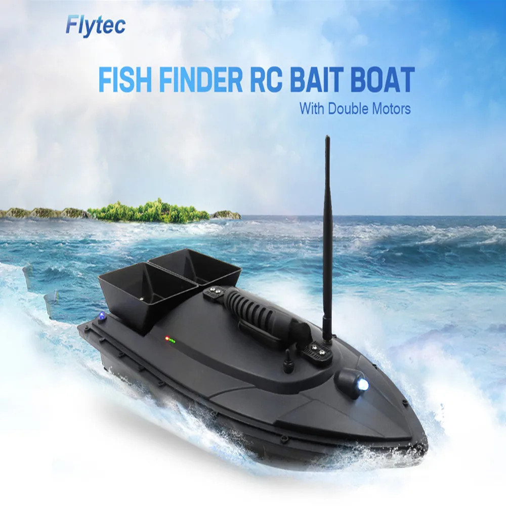 Flytec HQ2011-5 RC лодка интеллектуальный пульт дистанционного управления гнездовые лодки определение местоположения рыбы 5,4 км/ч двойной двигатель открытый корабль