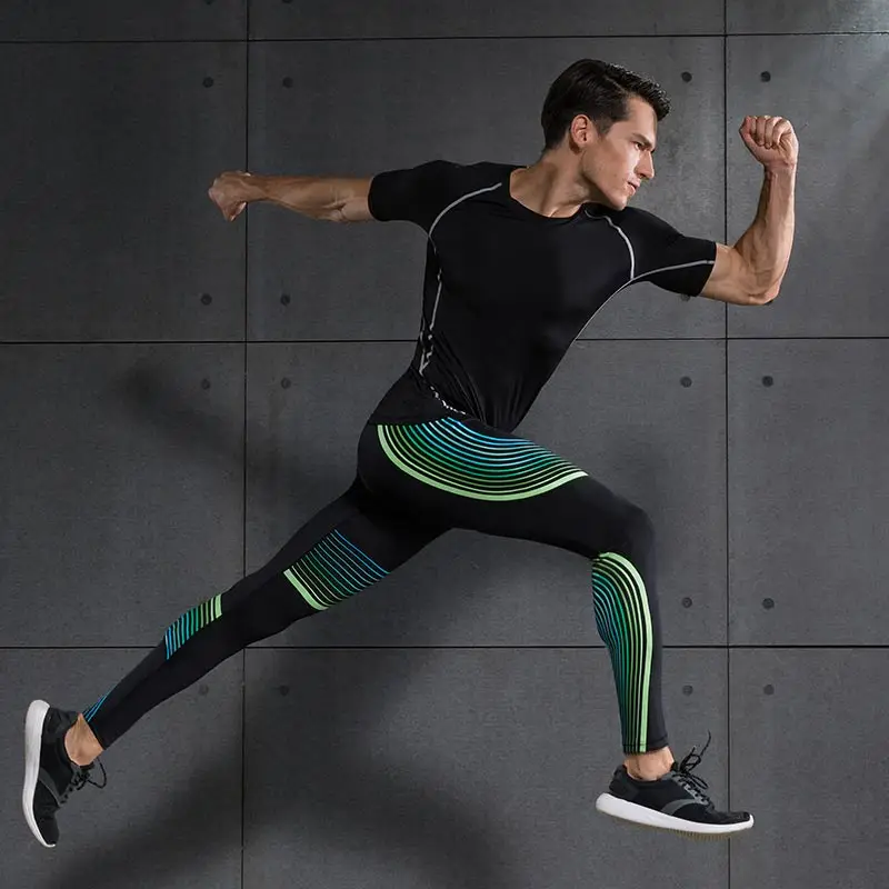 Компрессионные штаны для йоги эластичные колготки женщин занятий спортом