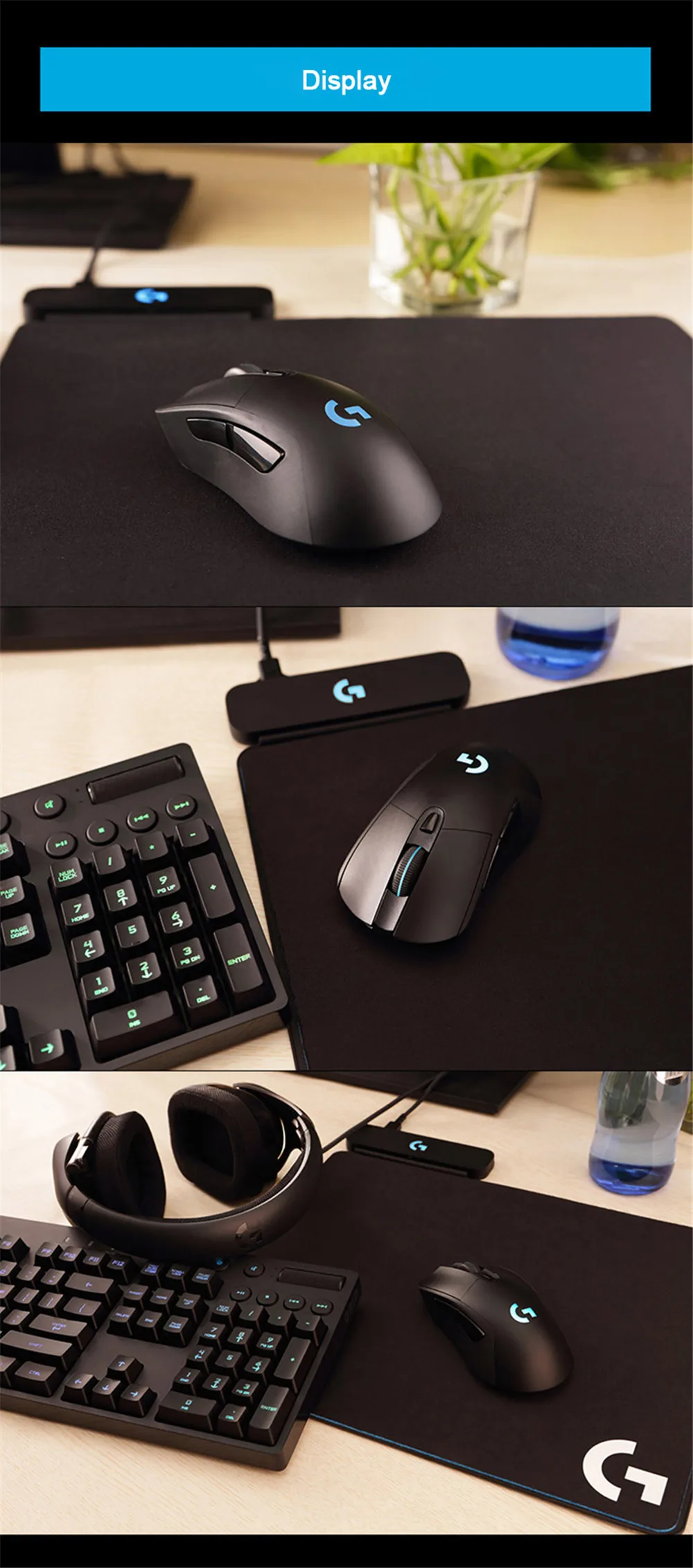 Оригинальная Беспроводная Двухрежимная игровая мышь logitech G703 12000 dpi с RGB подсветкой, компьютерная игровая мышь с механическими клавишами