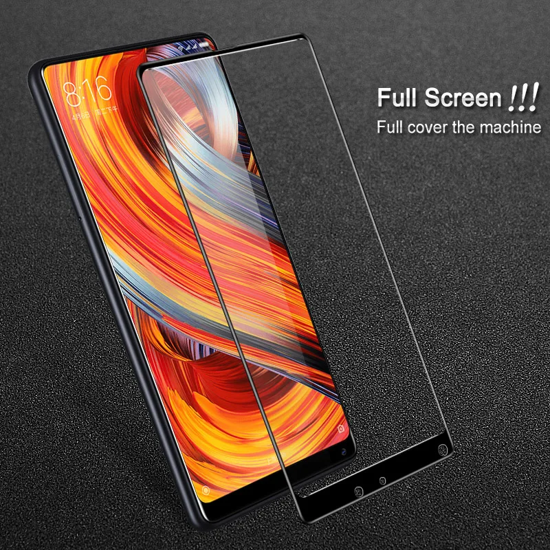 Полноэкранное стекло для Xiaomi Mi MIX 2 Mix2 закаленное 2S полноэкранная защитная пленка