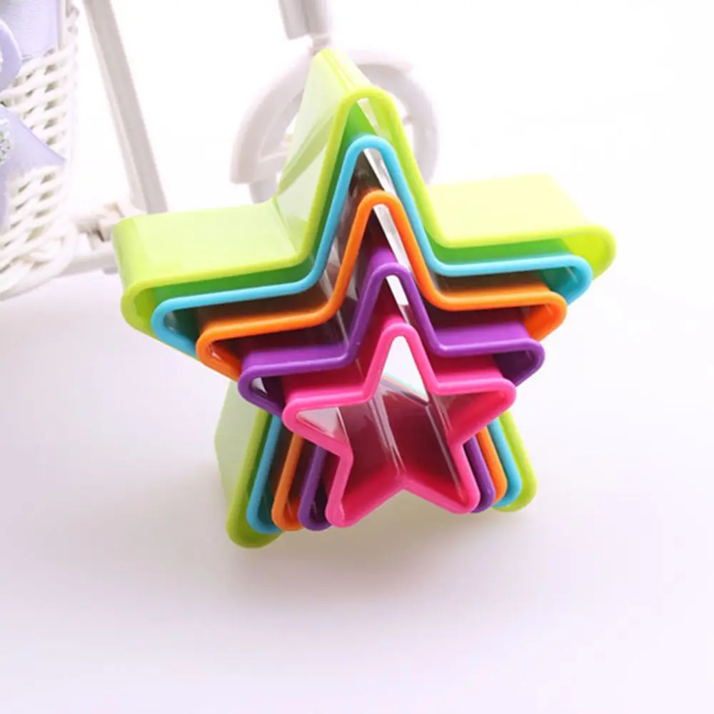 5 шт./компл. форма для печенья в форме звезды торт Бисквит Фондант Резак DIY кухни