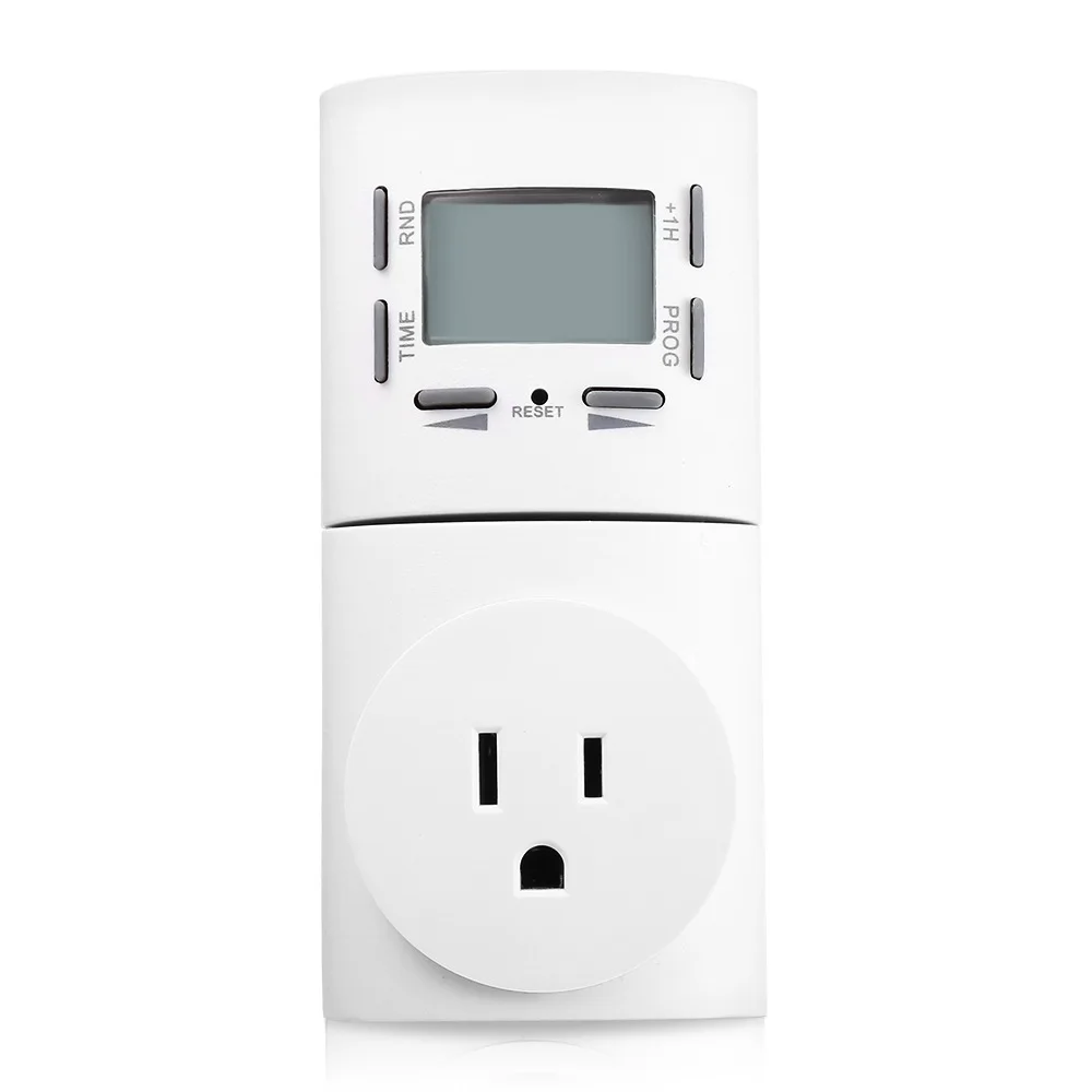 

7-day Digital Programmable Smart Wall Socket Plug-in Timer Switch LCD Display Schedule Time Switch