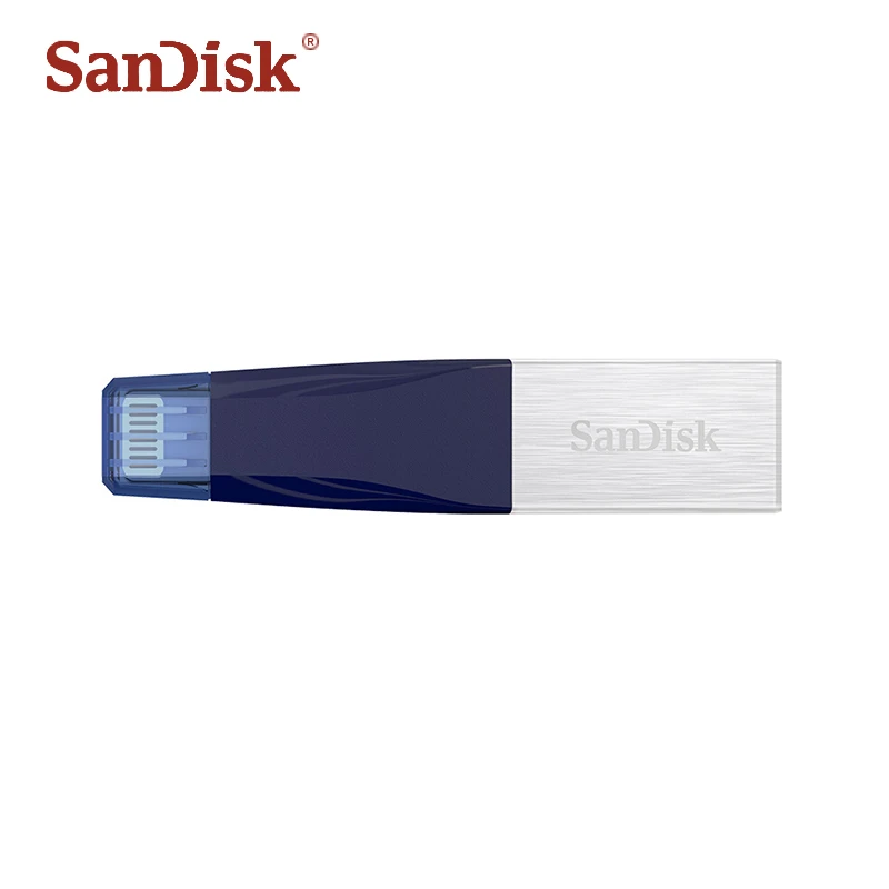 Sandisk iXPand OTG флеш накопитель USB 3 0 64 Гб разъём Lightning металлический u диск карта памяти