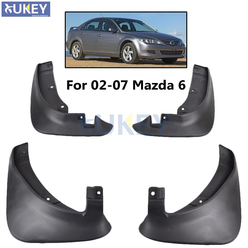 Брызговики для Mazda 6 Sedan 2002 2008 брызговики крыло брызговиков 2003 2004 2005 2006 2007 4 шт.|mud