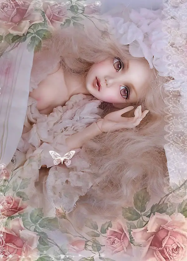 Новая кукла BJD 1/4 Katie шарнирная с глазами|Куклы| |