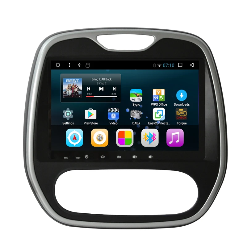 Автомобильный DVD плеер четырехъядерный 9 &quotAndroid 7 1 для Renault Captur AT MT gps радио 4G
