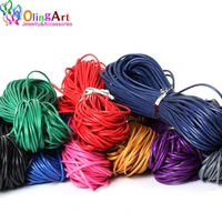 olingart 1 5mm 6mlot mixed colors aaa waxed cotton cord linen wire diy necklace bracelet earrings choker jewelry making cord