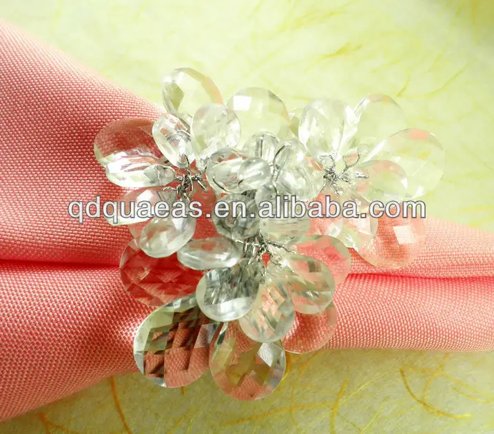 

Акриловое кольцо для салфеток, украшение для вечеринки, держатель для салфеток