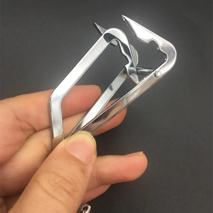 Fishing Clamp Holder Crab Grabber Gripper Stainless Steel Peche Pike Fishing Controller Traps Tackle Accessories Fishing Hooks