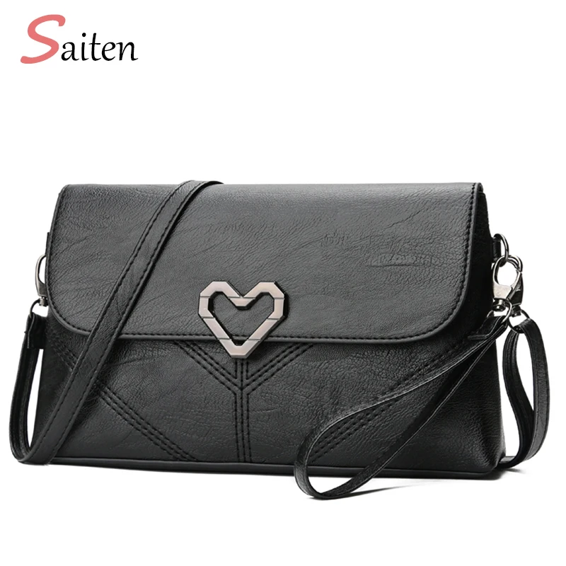 Сумка через плечо Saiten Женская из искусственной кожи в форме сердца|sac fashion|women