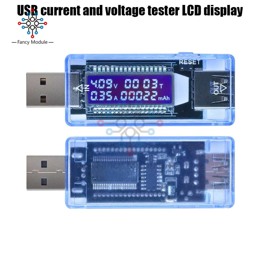 Измеритель емкости аккумулятора с USB зарядкой|Измерители тока| |