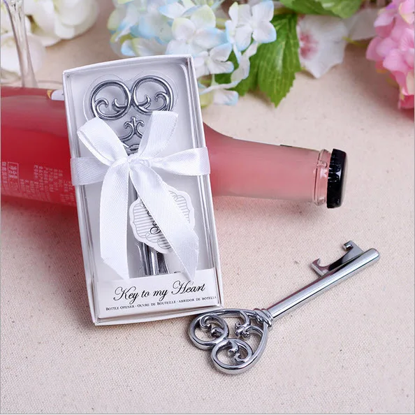 2018 FEDEX Free shipping 200pcs Key To My Heart Bottle wedding gifts for guests baby shower decorations kids birthday party su | Дом и сад