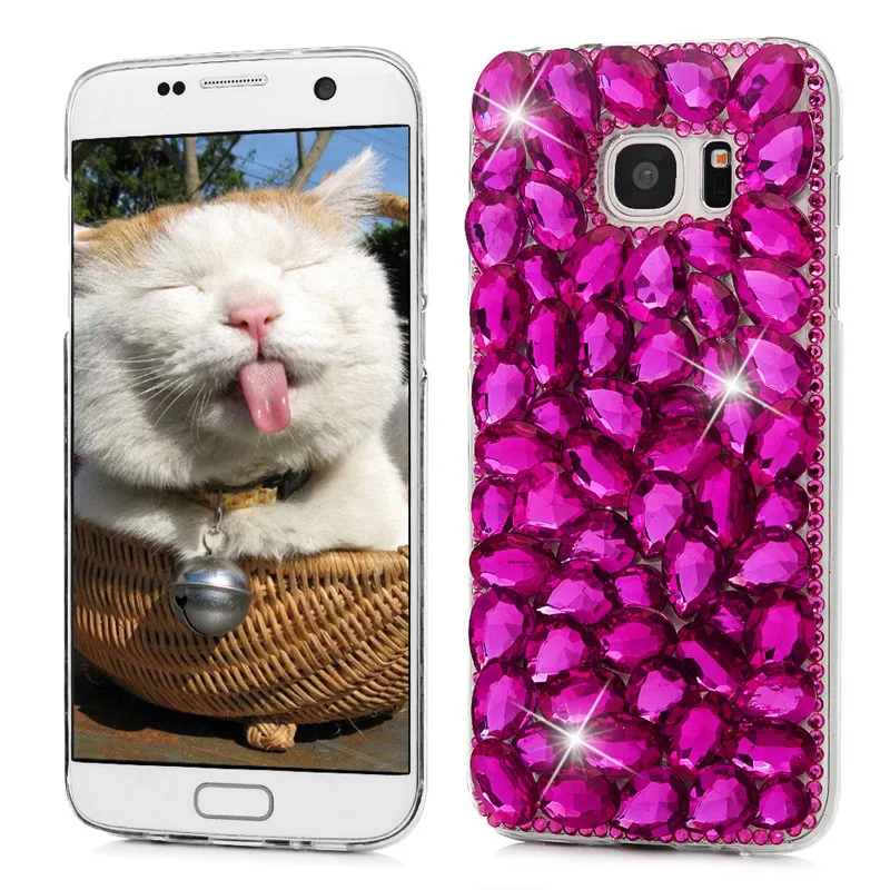 Phone Cases For Samsung J3 J5 J7 2016 2017 Luxury Glitter Diamond Peacock Crystal Soft TPU Mobile Case Note 9 8 5 4 Capa |